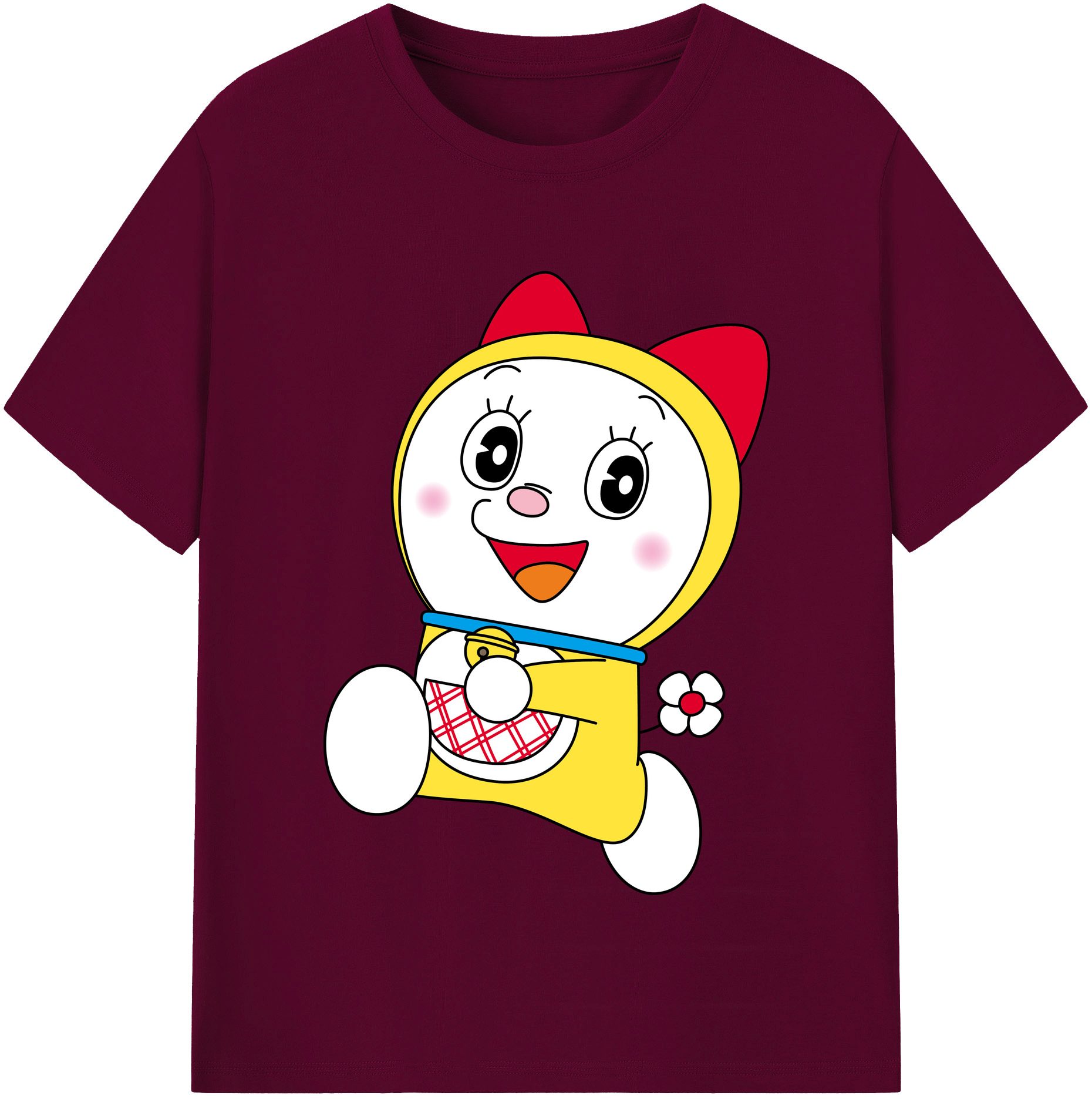 （画像用） ドラえもん ドラミ Doraemon Dorami レディースカジュアルプリントTシャツ（綿100％）